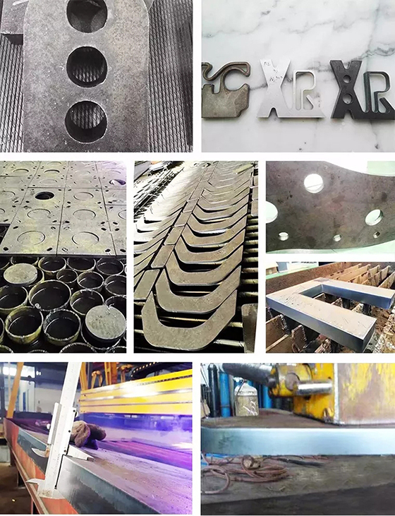 太阳城官网数控细腻等离子切割装备切割效果图