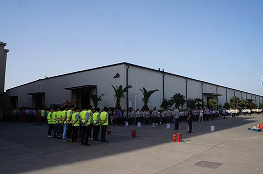 太阳城官网乐成举行2018年上半年消防疏散演习